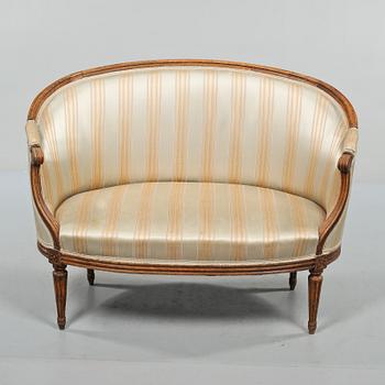SOFFA, s.k Marquise, Louis XVI stil, 1800-tal.