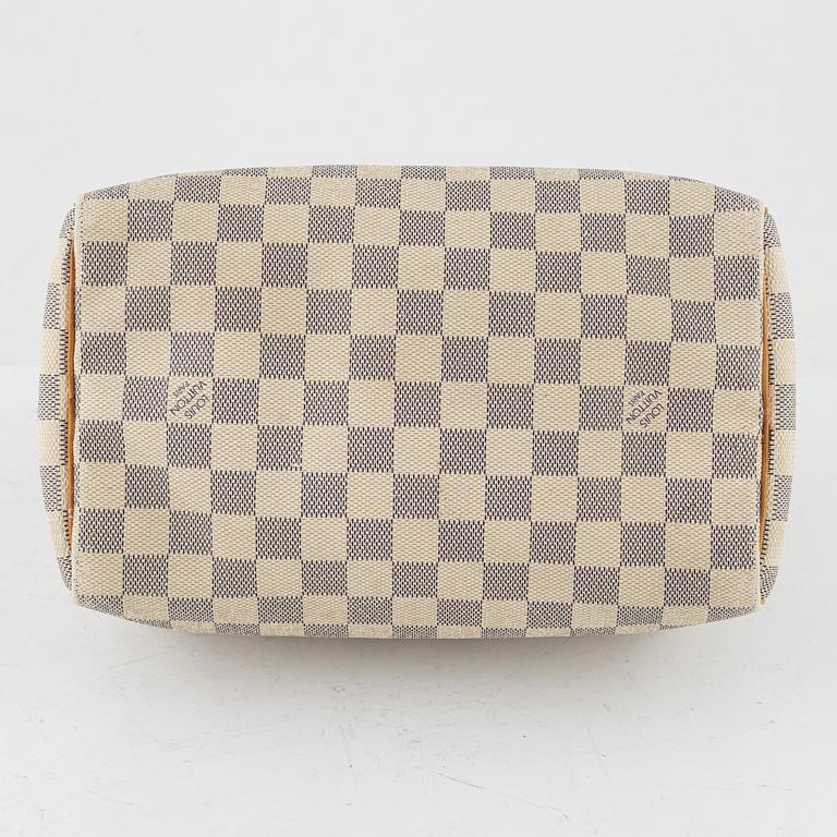 Louis Vuitton,  "Speedy 25" Damier Azur.