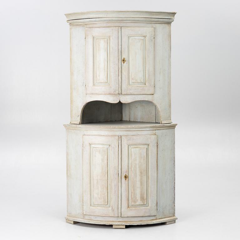 Corner cabinet, early 19th century, Gustavian.