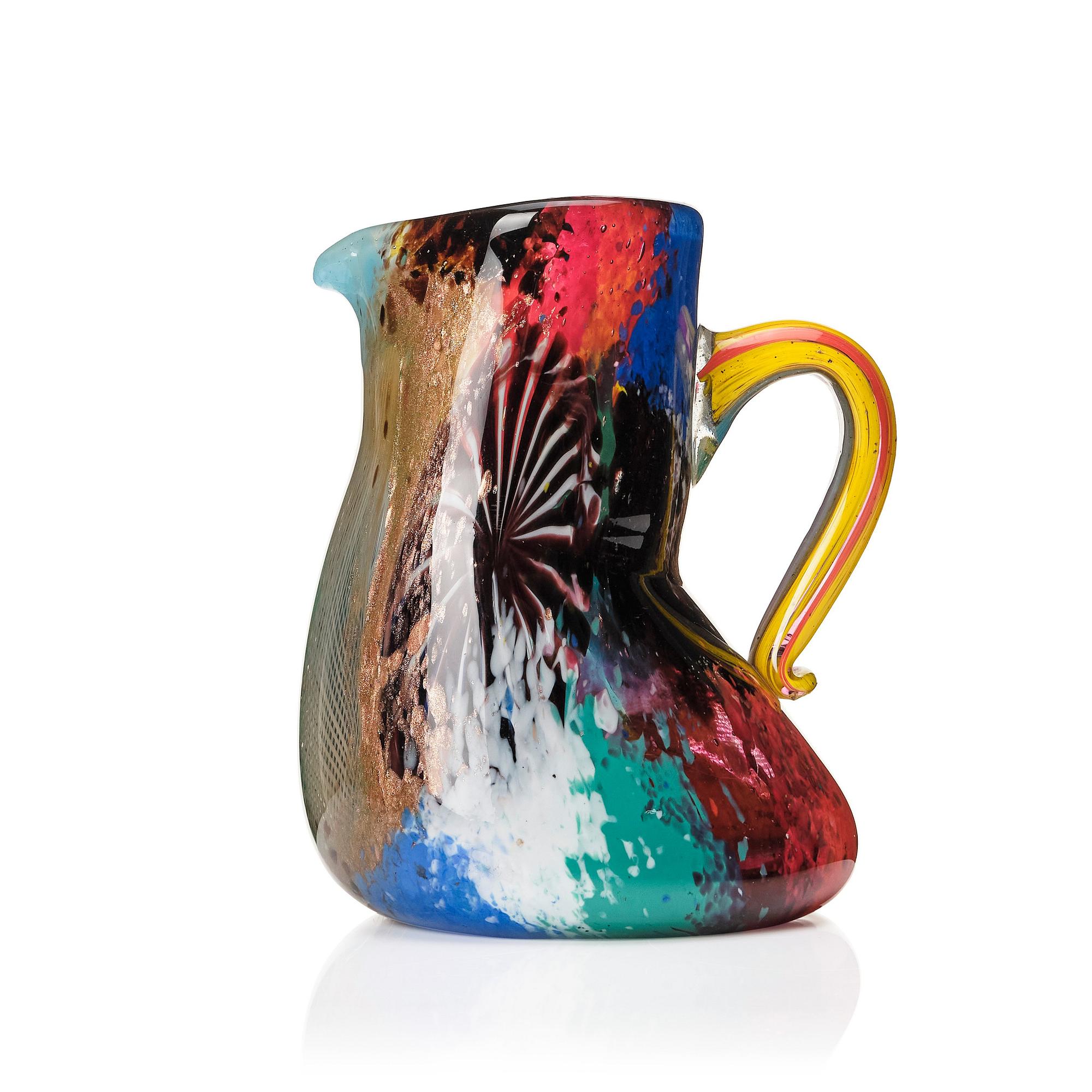 Dino Martens, an 'Oriente' pitcher, Aureliano Toso Murano Italy 1950s-1960s.