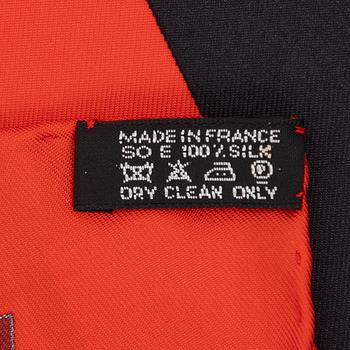 Hermès, scarf, "La Mecanique des Idees".