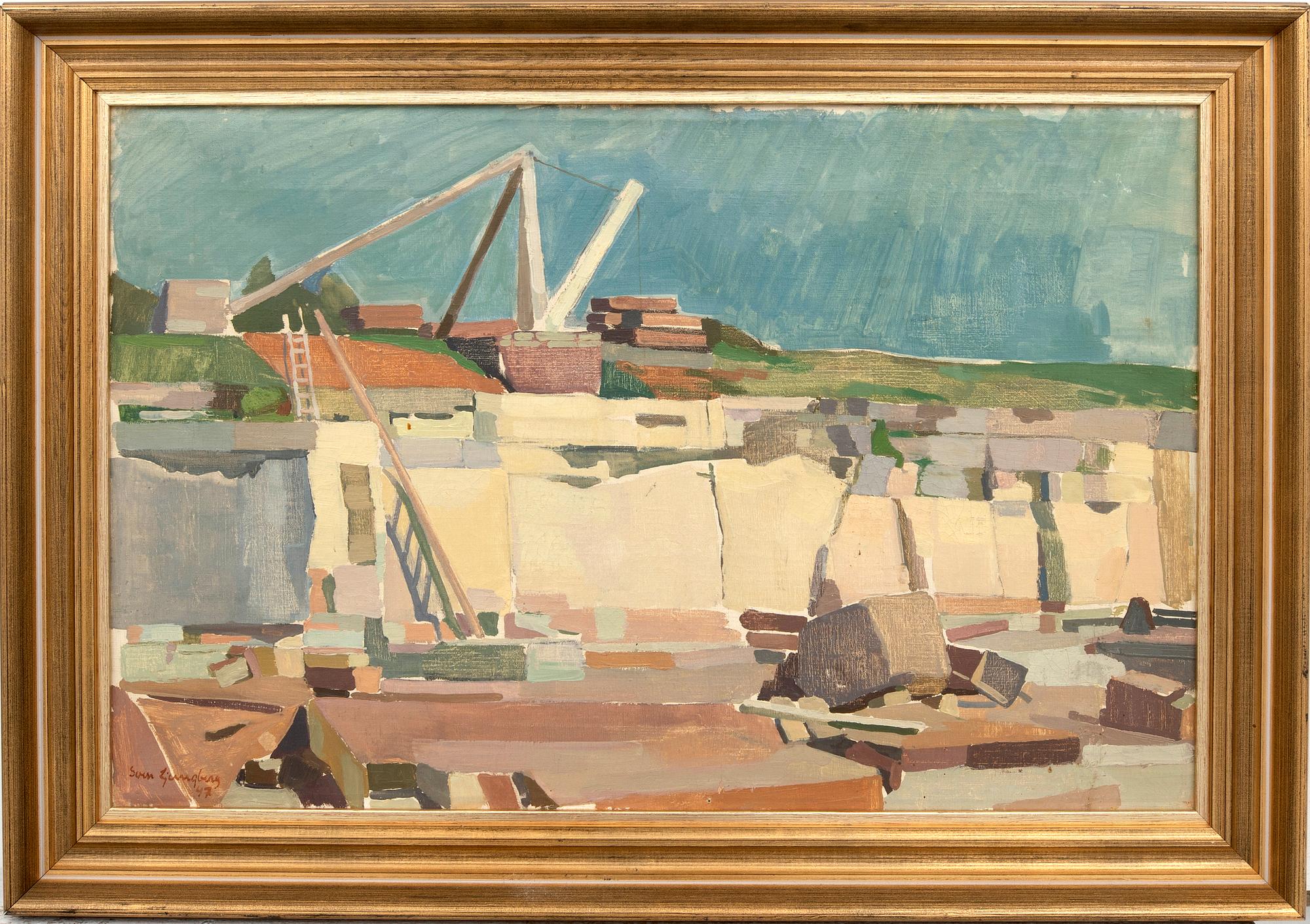 Sven Ljungberg, oil on canvas, signed and dated 47.