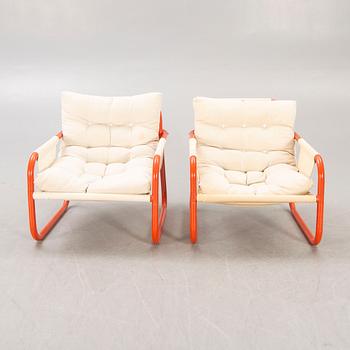 Thomas Jelinek & John Forsén, fåtöljer, 1 par, "Kuling", IKEA, 1971.