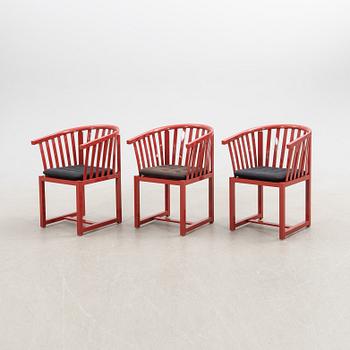 Åke Axelsson, armchairs, 3 pcs, "Waxholmaren", Gärsnäs.