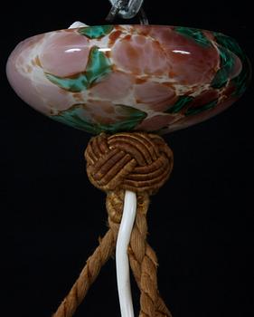 TAKAMPEL, glas, tidigt 1900-tal. Diam 48.