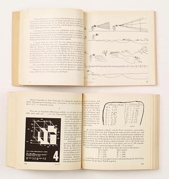 BÖCKER, 2 st, "Der Modulor" samt "Modulor 2", Le Corbusier, Deutsche Verlags-Anstalt, Stuttgart, 1958.