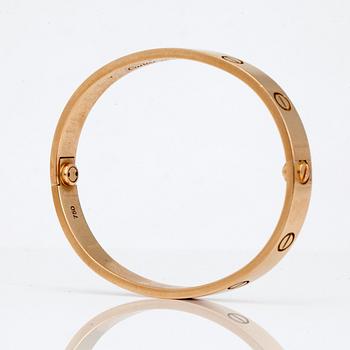 A Cartier "Love" bracelet.