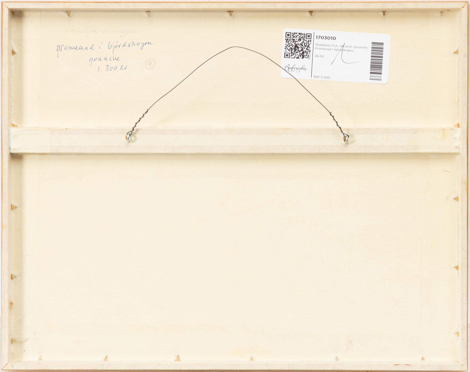 Madeleine Pyk, "Promenad i björkskogen".