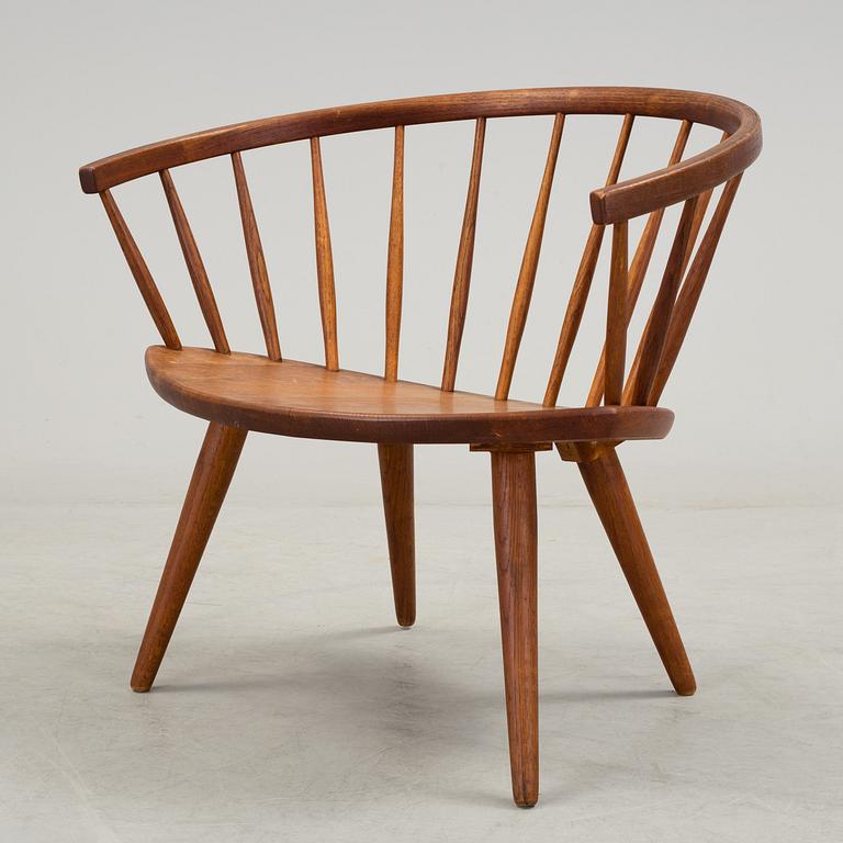 YNGVE EKSTRÖM, an "Arka" armchair. Second half of the 20th century.
