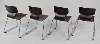 STOLAR, 4 st, "Über PRO", Flötotto, Tyskland, formgivna 1952.