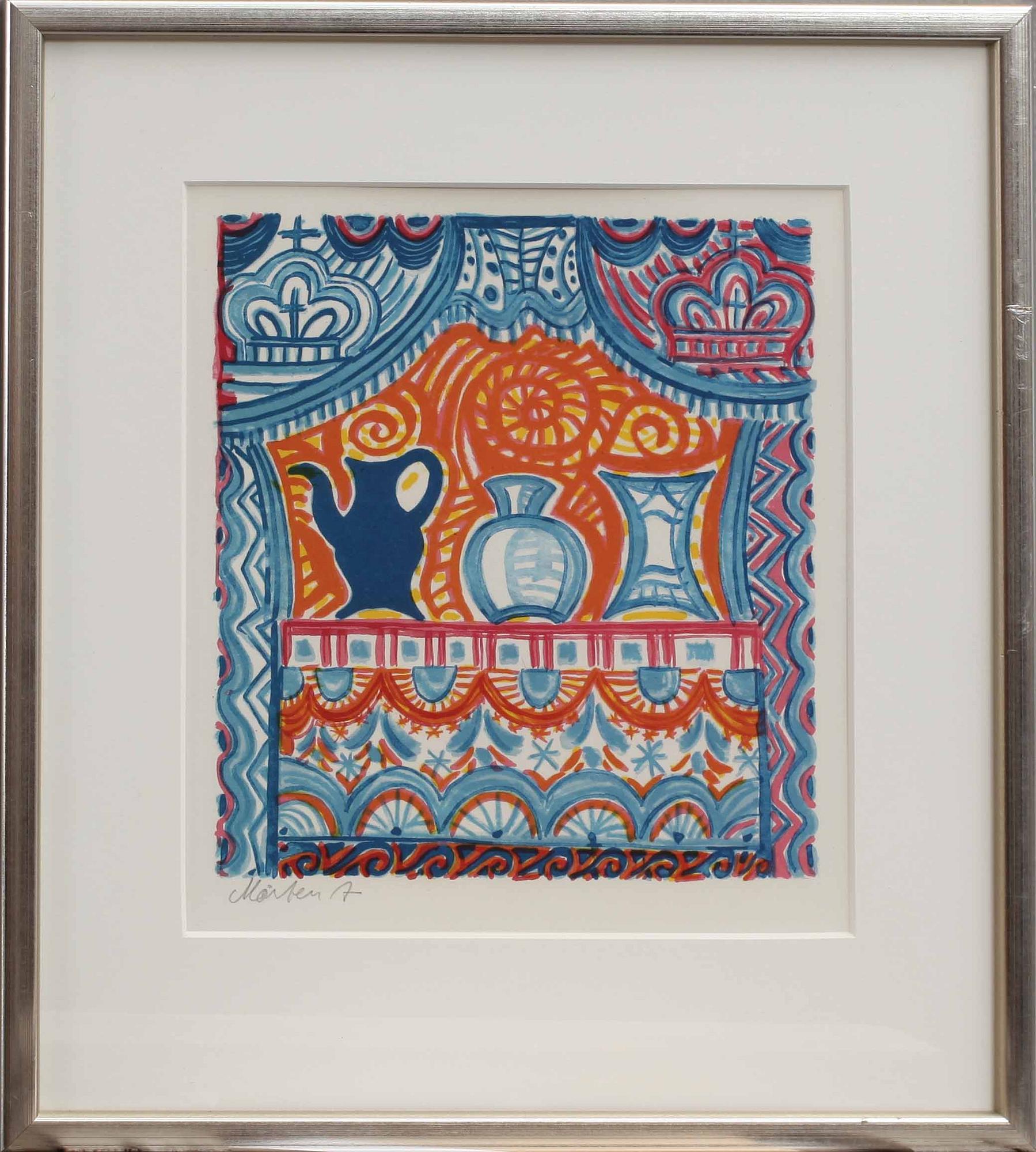 MÅRTEN ANDERSSON, färglitografi, sign.