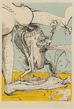 Salvador Dalí, ur serien "Les Songes Drolatiques de Pantagruel".