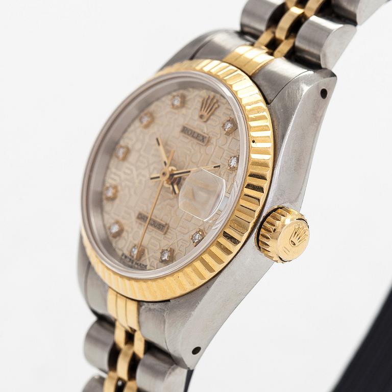 Rolex, Datejust, "Jubilee Diamond Dial", armbandsur, 26 mm.