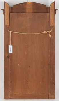 A Swedish Empire mirror and console table, first half of the 19th century.