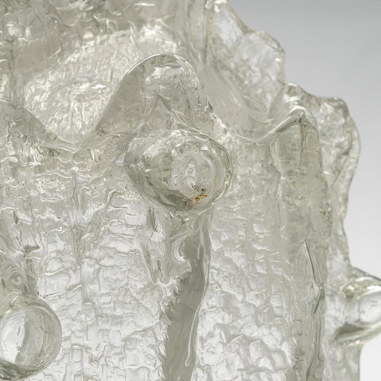 Timo Sarpaneva, veistos, "Ahtojää", signeerattu Timo Sarpaneva Iittala 1967.