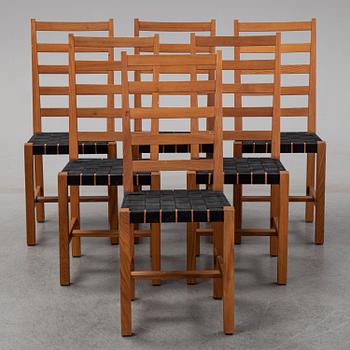 STOLAR 6 st. "Sadelöga hög", Design Christer Larsson, Möbelshop Sven Larsson.