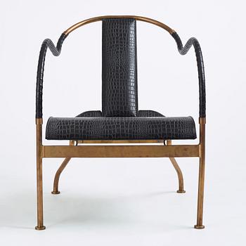 Mats Theselius, an 'el Rey' armchair, ed. 252/360, Källemo, Sweden, post 1999.