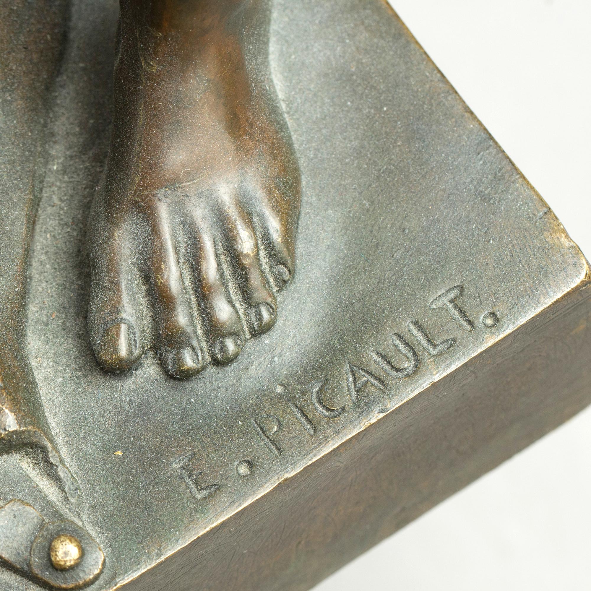 Émile Louis Picault, sculpture "Per laborem".