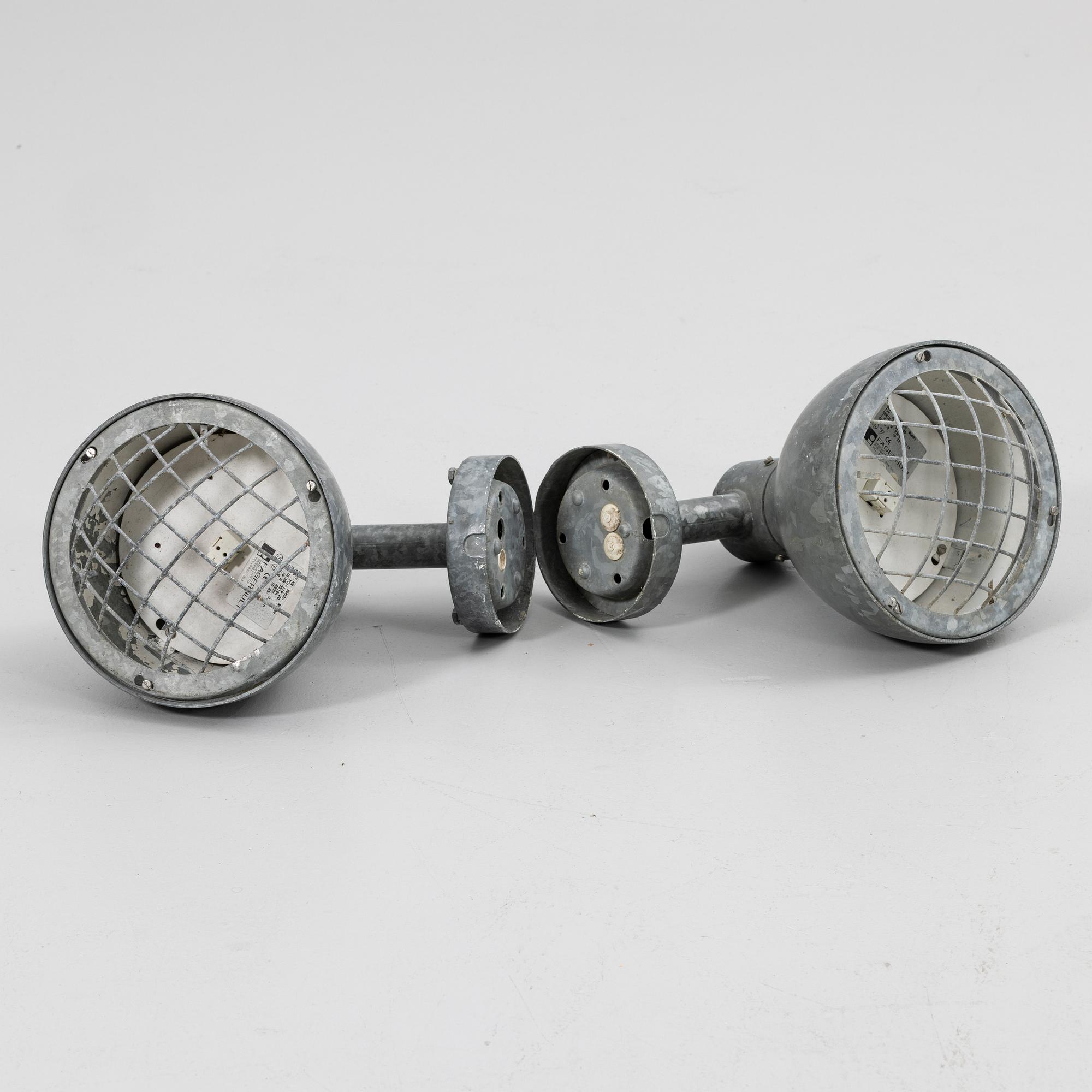 Wall lights, a pair, Fagerhult, 20th century.