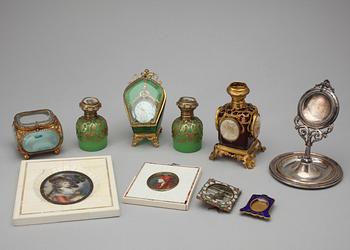 PARTI KURIOSA, 10 delar, bla Frankrike, sent 1800- tidigt 1900-tal.