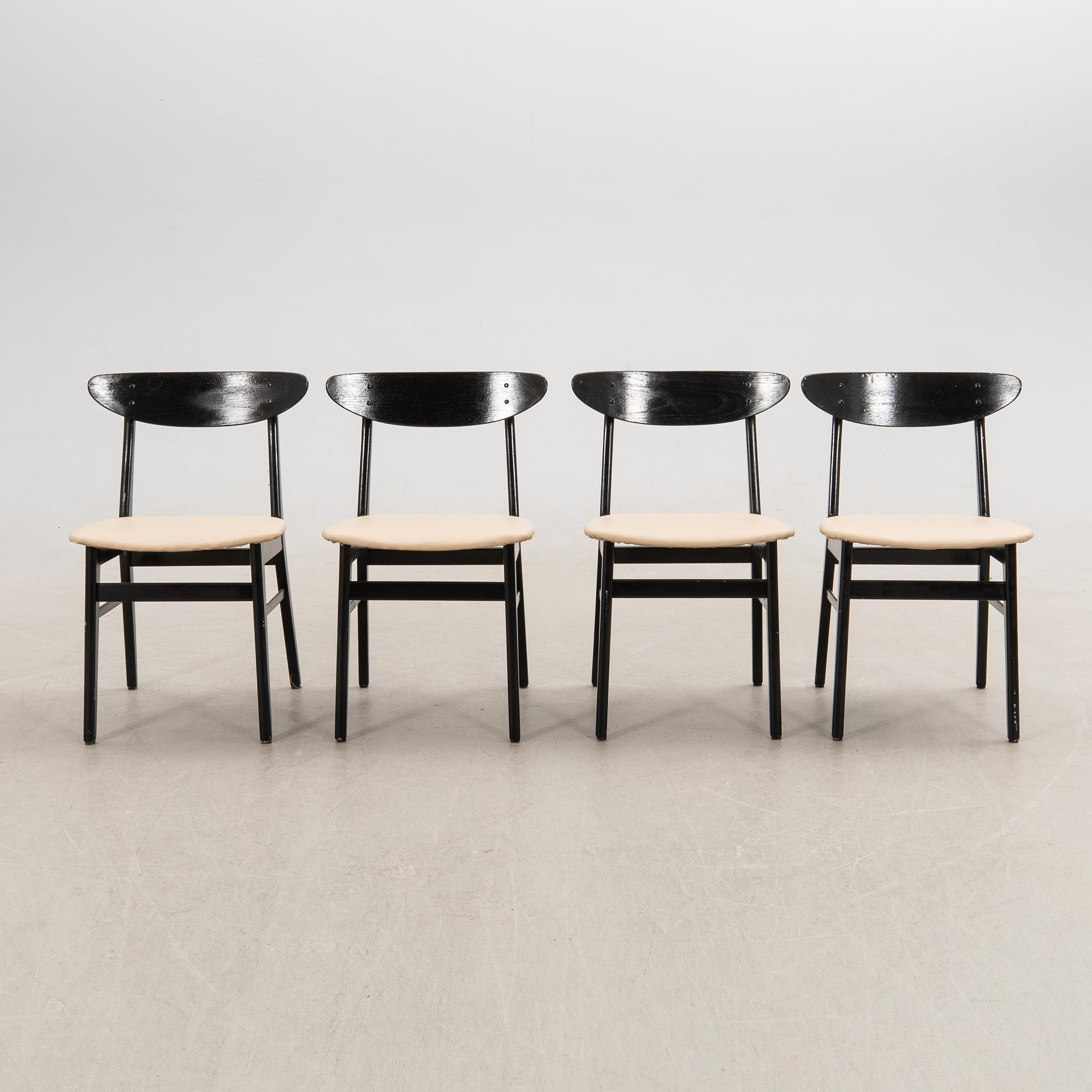 Stolar, 4 st, "Monaco", IKEA, 1960-tal.