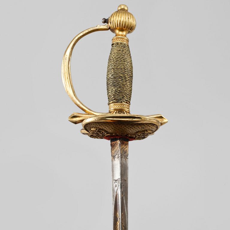 VÄRJA, s k infanteriofficersvärja, 1800-talets första hälft.