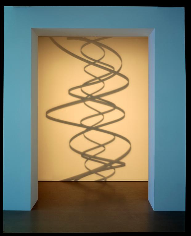 Olafur Eliasson, "Quadruple Spiral Projection".