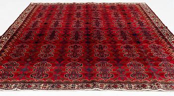 An Afshar carpet, c. 370 x 280 cm.