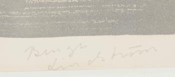 BENGT LINDSTRÖM, färglitografi, signerad, numrerad 7/260.