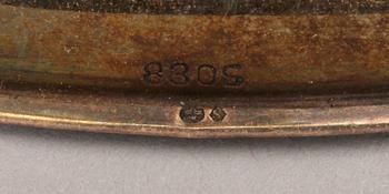 LJUSSTAKAR, ett par, silver, 1900-tal.