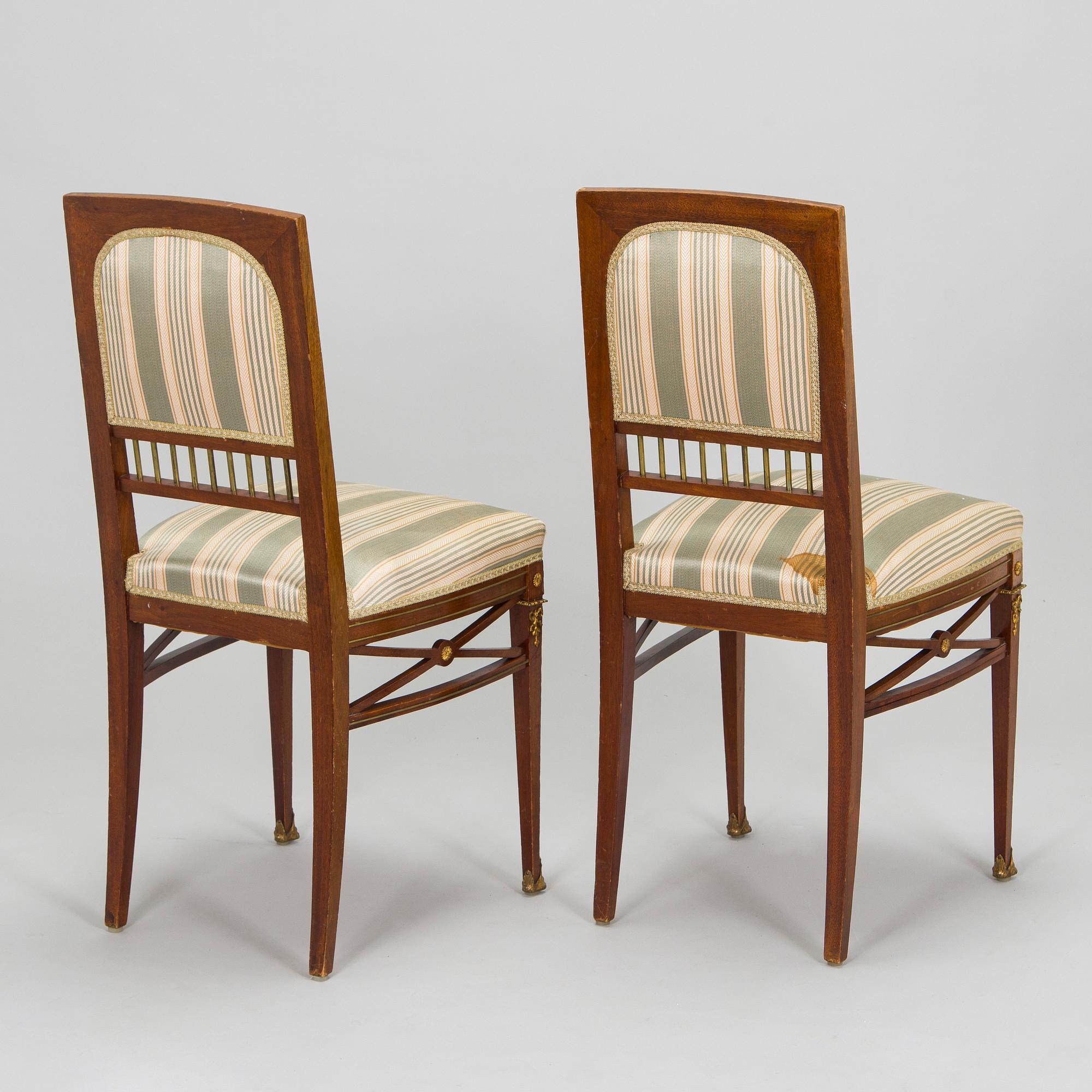 Möblemang, 8 delar, Empirestil, Ryssland, 1900-talets början.