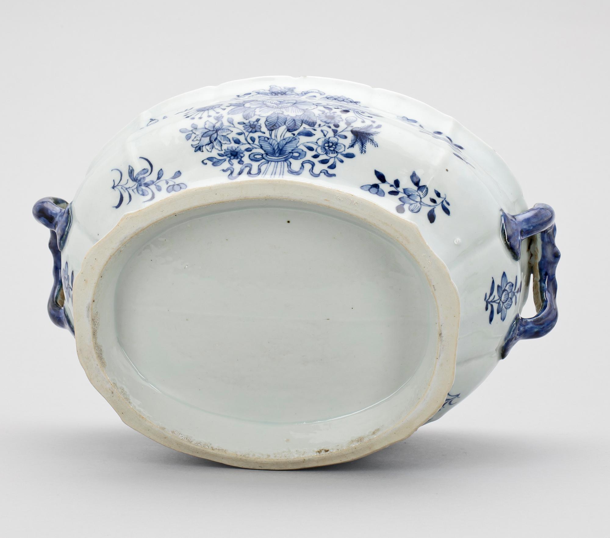 TERRIN, porslin, Kina, 1700/1800-tal.