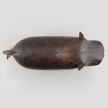 Dimitri Omersa & Co, a Hippopotamus foot stool, 21st century.
