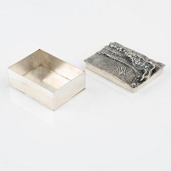 Anders Ericson, box, silver, Kristanstad 1973.