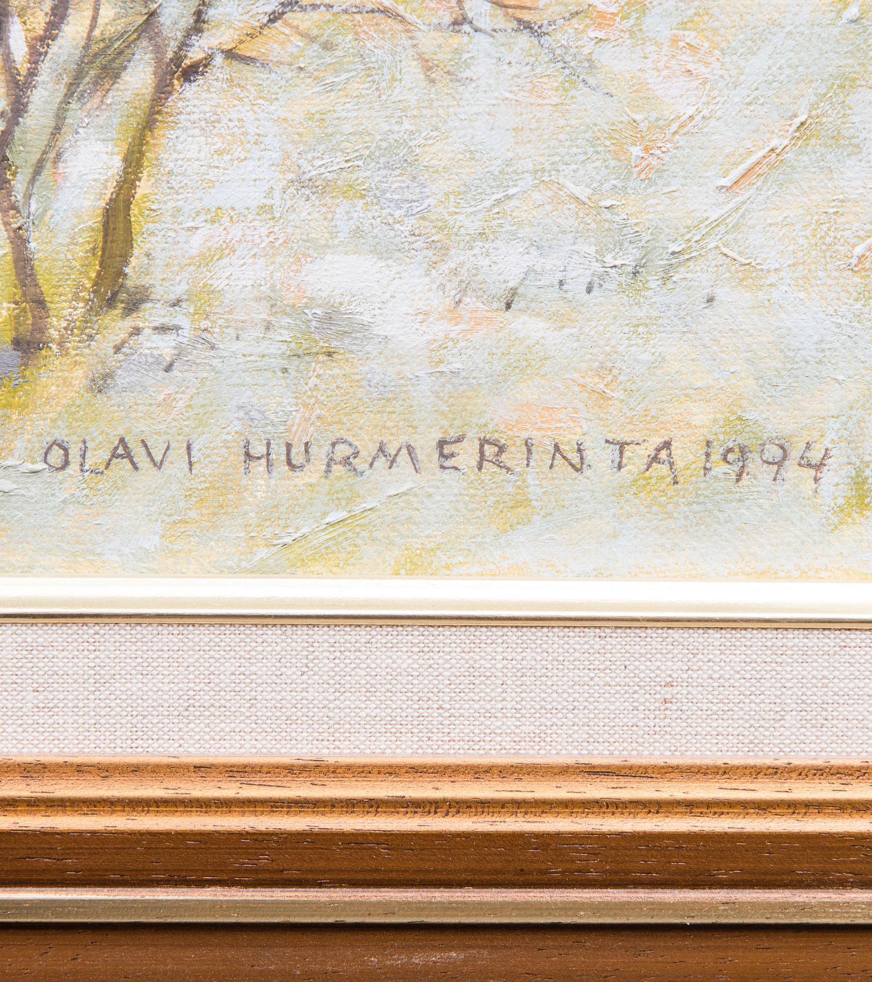 OLAVI HURMERINTA, öljy kankaalle, signeerattu ja päivätty 1994.