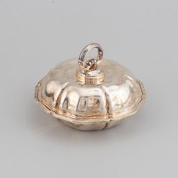Dubbelkarott, 830 silver, svenska importstämplar, 1900-tal.