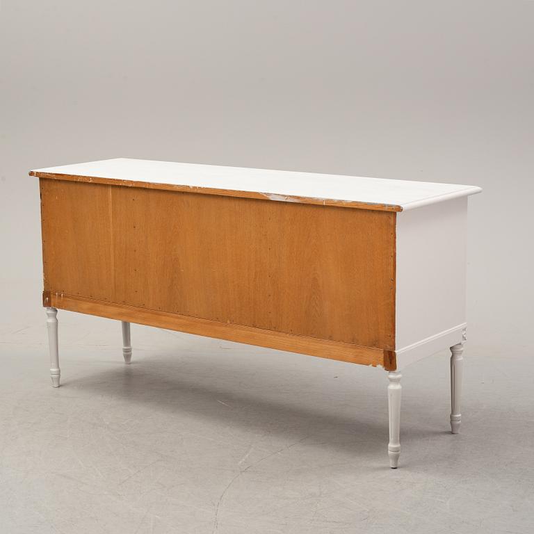 A painted Gustavian style sideboard, second half of the 20th Century.