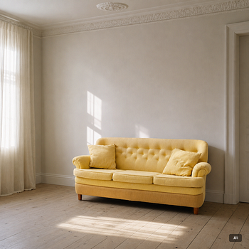 Josef Frank, a model 678 sofa, Firma Svenskt Tenn, Sweden.