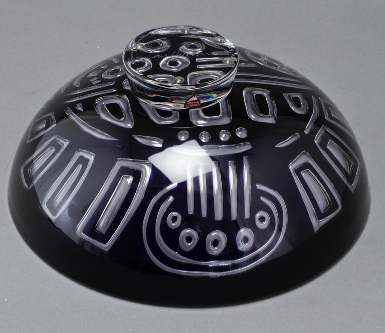 SKÅL, glas, Lars Hellsten, Orrefors Gallery, 1988.