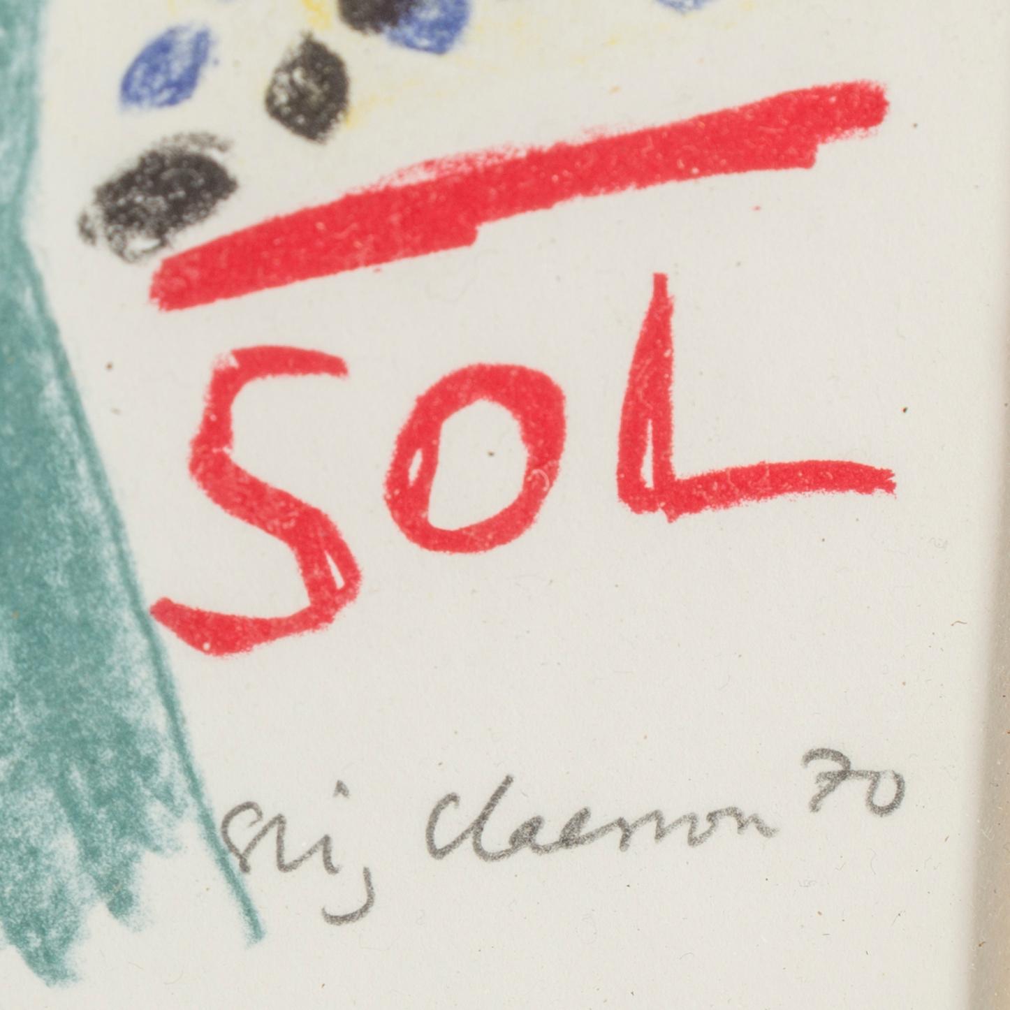 STIG CLAESSON, lithograph in colours, signed, dated 70 and numbered 41/260.