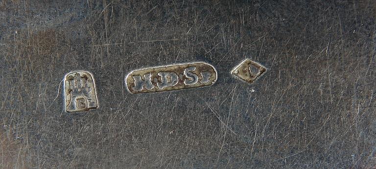 SOPPSLEV, silver. Troligen Tyskland 1700/1800-tal.