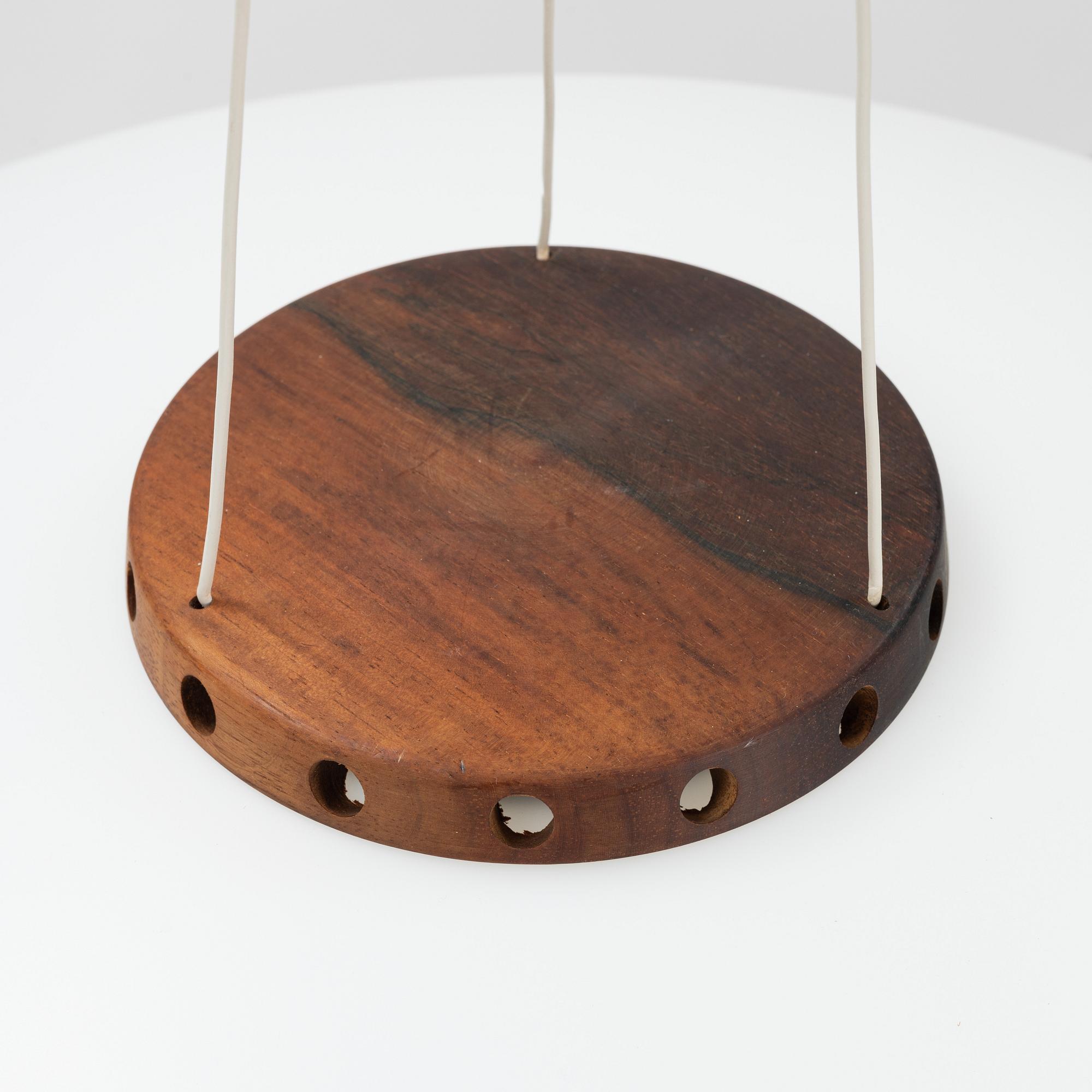 Uno & Östen Kristiansson, a pair of "Ufo", ceiling lamps, Luxus, Vittsjö, 1960-70.