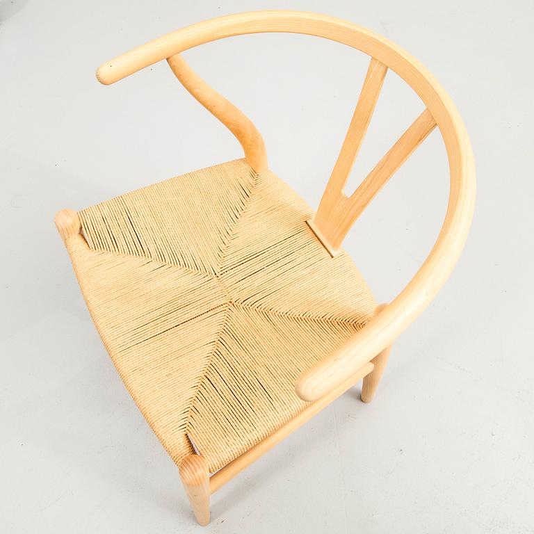 Hans J. Wegner, chairs, 10 pcs, "Y-chair", Carl Hansen & Son, Denmark, modern production.