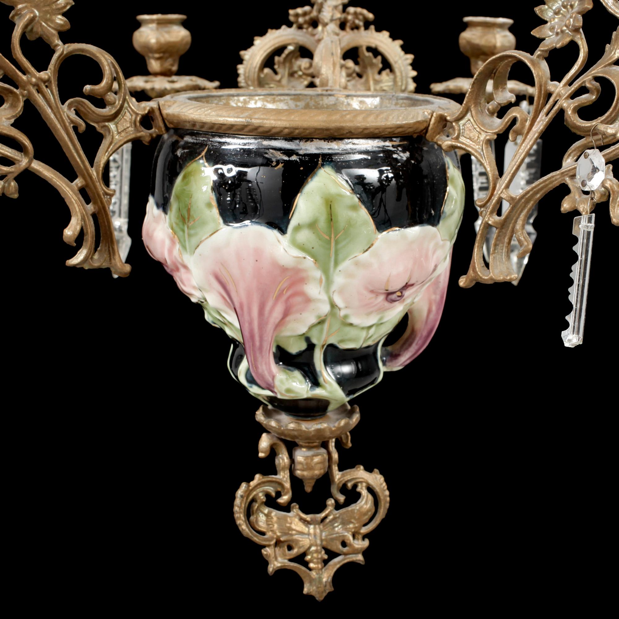 TAKKRONA, oscariansk, sekelskiftet omkring år 1900. Höjd ca 116 cm.