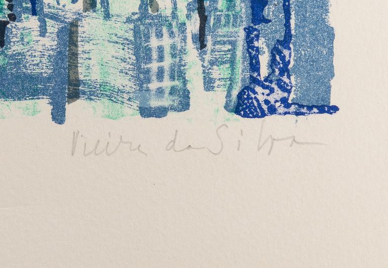 Maria Helena Vieira da Silva, "Morges (Dessin Blue)".