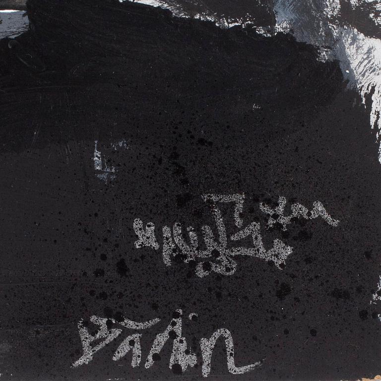 MAGNUS "NUG" GUSTAVSSON & MATTIAS BÄCKLIN, Lackfärg, blyerts & akrylblyerts, signerad, daterad 2012.