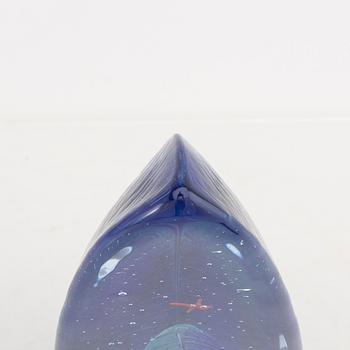 Bertil Vallien, a signed glass sculpture Kosta Boda.