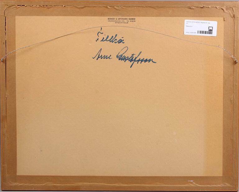 OTTE SKÖLD, färgträsnitt, sign.