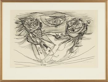 Asger Jorn, lithograph, signed and dated -45.