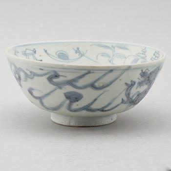 SKÅL, porslin, Kina, Ming Wanli 1500-/1600-tal.
